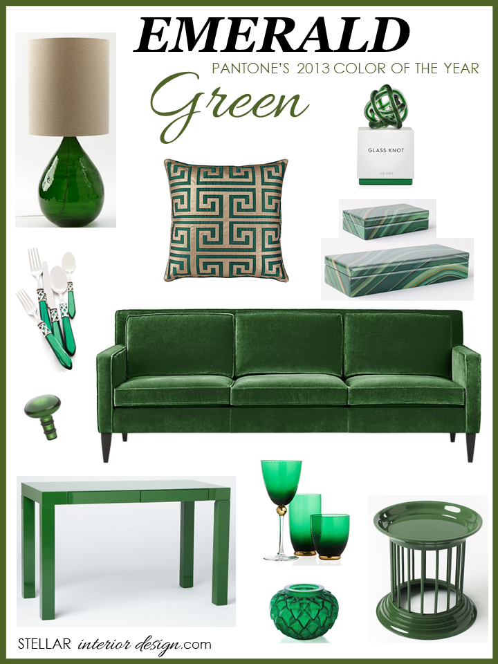Emerald Green Accent Pieces