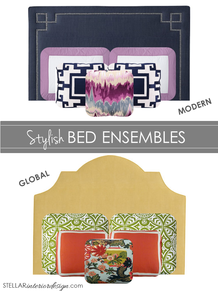 Stellar Interior Design Bed Pillow Ensemble