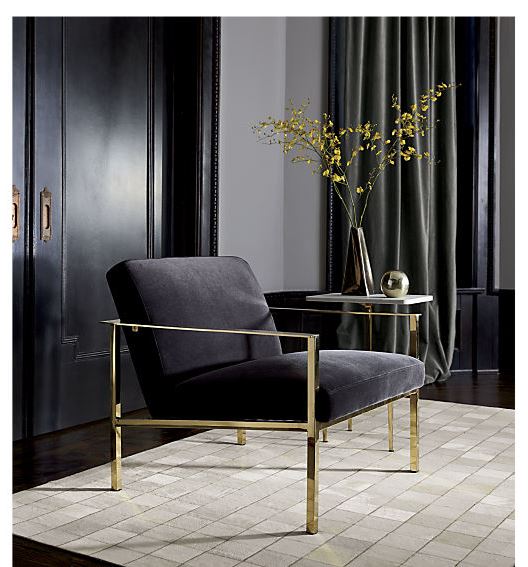 Cb2 cue clearance carbon chair