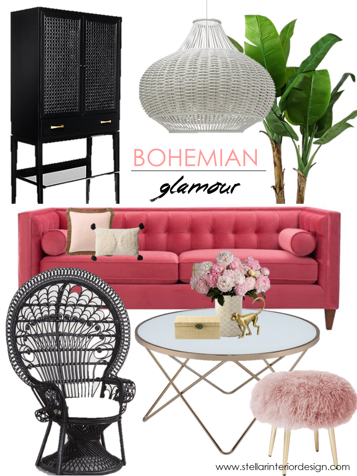 Bohemian Glamour Home Decor - Stellar Interior Design